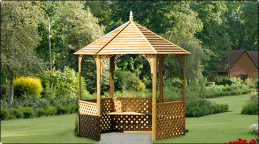 Pinehaven 2570x2850 Wainui Gazebo available at Gubba Garden Shed