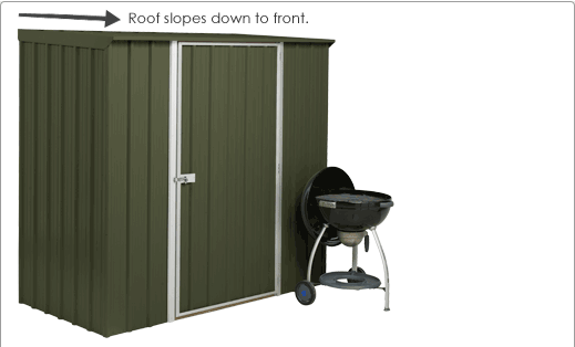 SmartStore Skillion SM2010 2020x1020 Karaka Shed available at Gubba Garden Shed