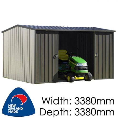 Duratuf Kiwi MK3B 3380x3380 Garden Shed available at Gubba Garden Shed