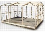 Duratuf Kiwi MK4A10m2 3876x2545 Garden Shed Framework