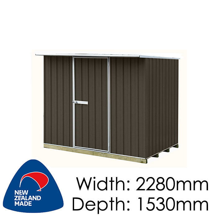 Galvo GVO2315 "Ironsand" Coloured Steel Garden Shed