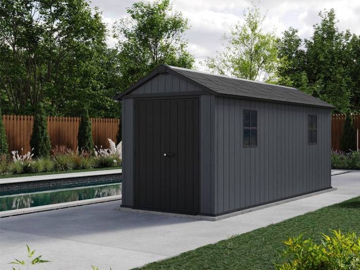Keter Newton Plus 1575 Outdoor Storage Shed - Image 3