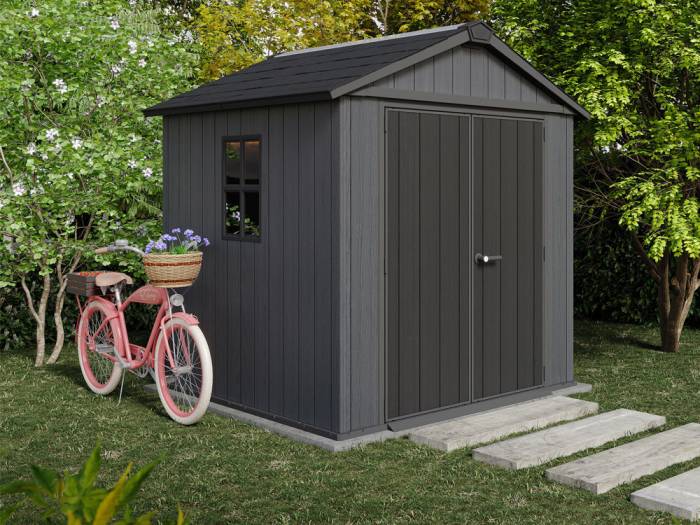Keter Newton Plus 757 Outdoor Storage Shed - Image 2